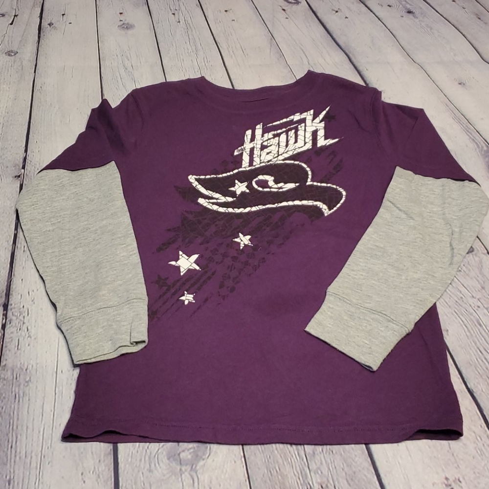 ⚘️2 For $10 Item⚘️ Tony Hawk Mock Layered Long Sleeve Tee Size 7X
